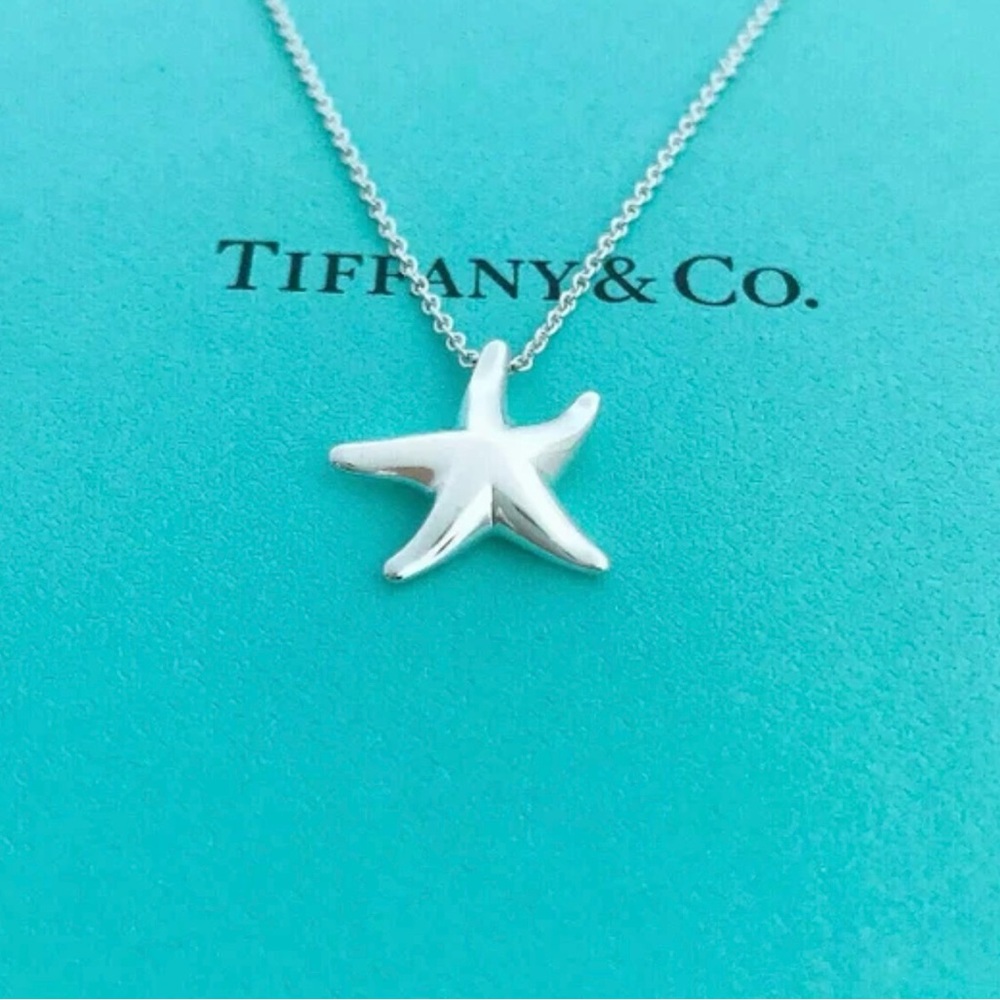 Tiffany & Co. Silver Starfish Necklace